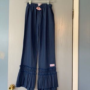 Ruffle Girl pull on pants NWT